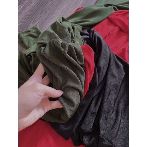 Áo Thun Nhũ Cổ Đổ Croptop Tay Dài Cực Xịn