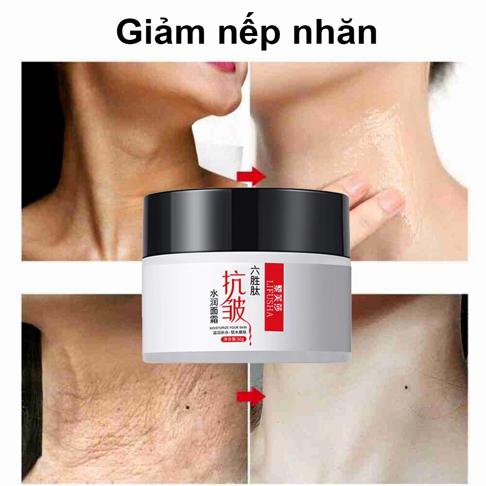 Kem xóa nếp nhăn nhanh 50ml Nhanh chóng làm mịn nếp nhăn，Chống lão hóa Túi mắt Nếp nhăn Chăm sóc da mặt