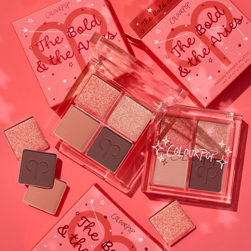 Bảng mắt Colourpop The Bold & The Aries 4 ô