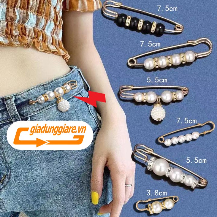 SET 13 ghim cài quần áo các mẫu kim băng cài váy thời trang - giadunggiare.vn