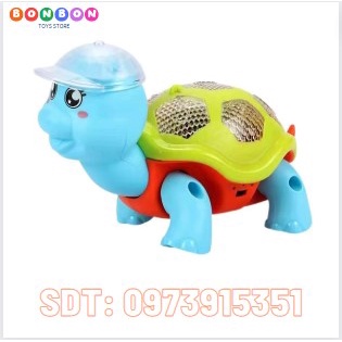 Đồ chơi CON RÙA TURTLE biết đi có nhạc và đèn cho bé