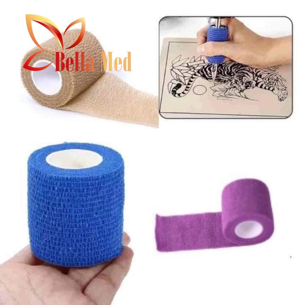 Băng dính vải, băng quấn máy phun xăm chống trơn trượt chuyên dụng