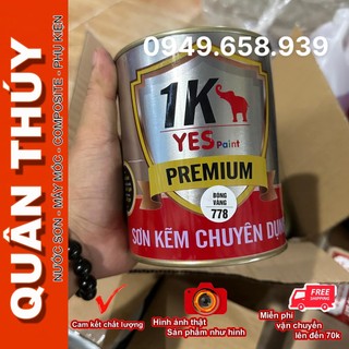 Sơn bóng vàng 778 - sơn gỗ - sơn giả gỗ 1k yes 400gr/800gr