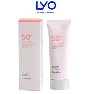 Kem Chống Nắng Karadium Snail Repair Sun Cream SPF 50+ PA+++ 70ml