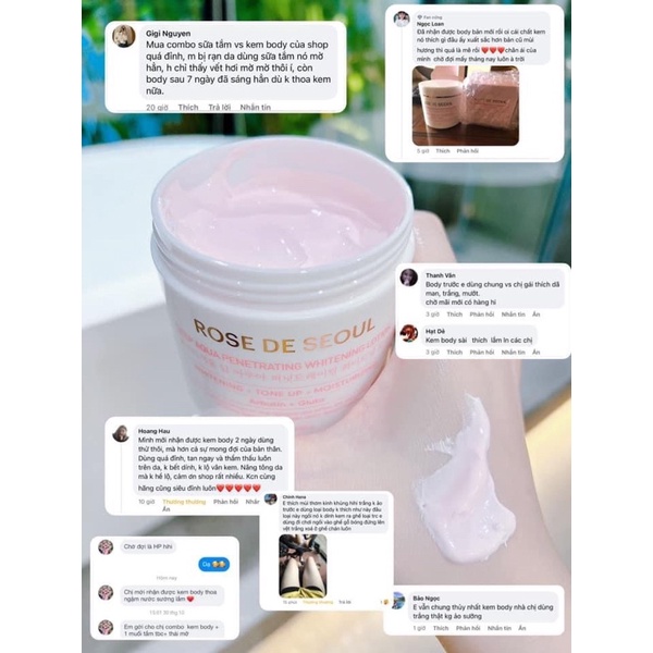 Kem body dưỡng trắng rose de seoul mới nhất 2023 | BigBuy360 - bigbuy360.vn