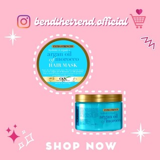 [AUTH-ĐỦ BILL] KEM Ủ TÓC OGX AGRAN OIL OF MOROCCO HAIR MASK EXTRA STRENGTH