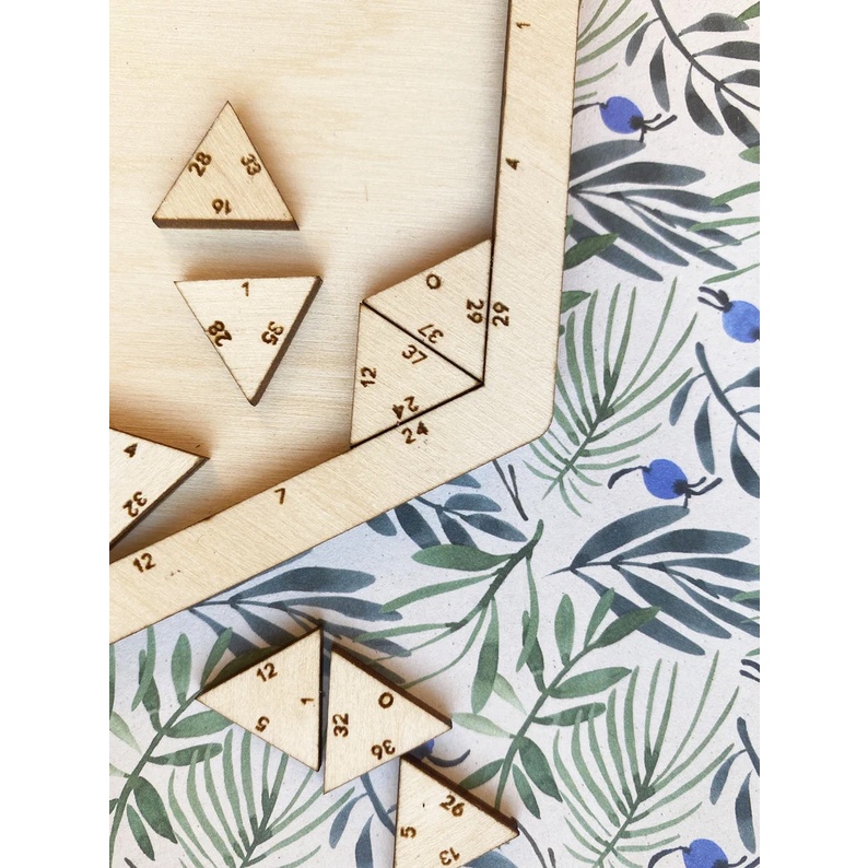 Xếp hình tam giác Thegioipuzzle Sudoku