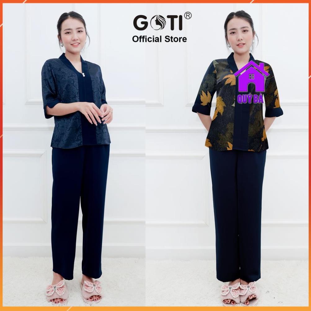 Bộ Lụa Gấm Đi Chùa Cao Cấp Và Sang Trọng Bigsize Tặng Mẹ Tay Ngắn Có Túi Nhiều Mẫu 3359 3360