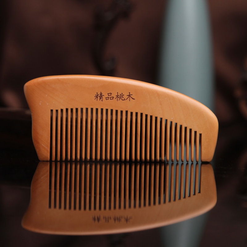 Lược Gỗ Đuôi Cá Chống Tĩnh Điện Phong Cách Retro