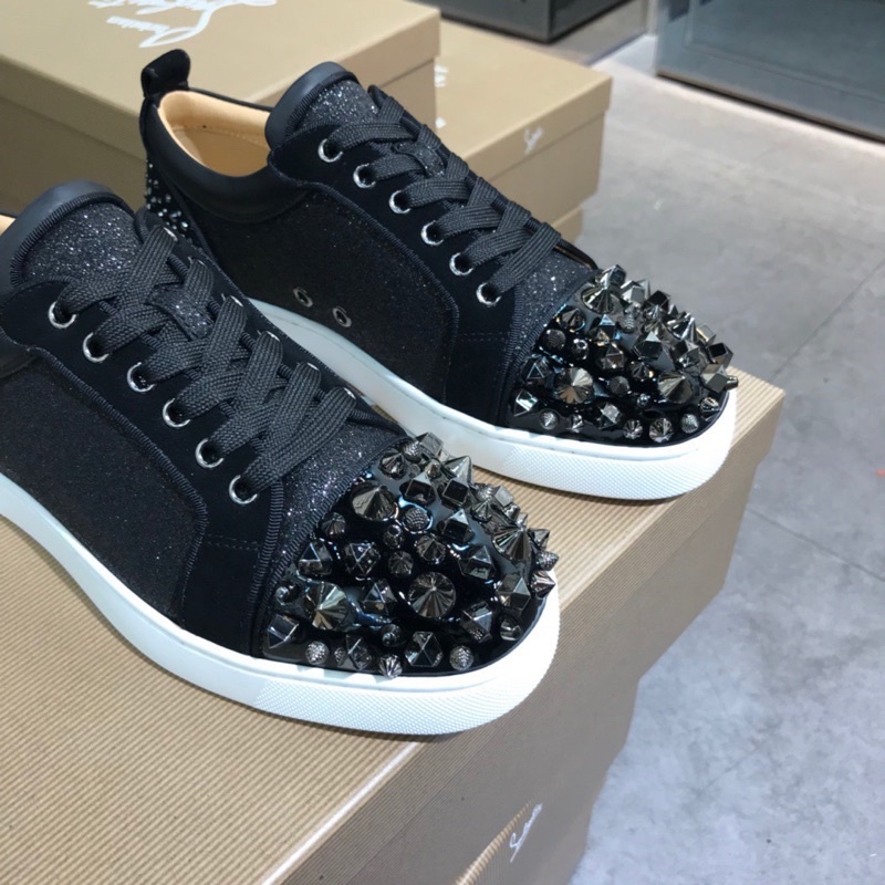 Sneaker Christian Louboutin Đen Đinh