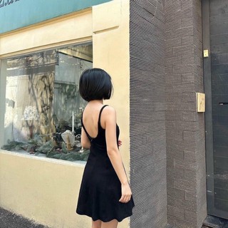 ĐẦM ĐEN 2S BASIC XOÈ (kèm ảnh thật)