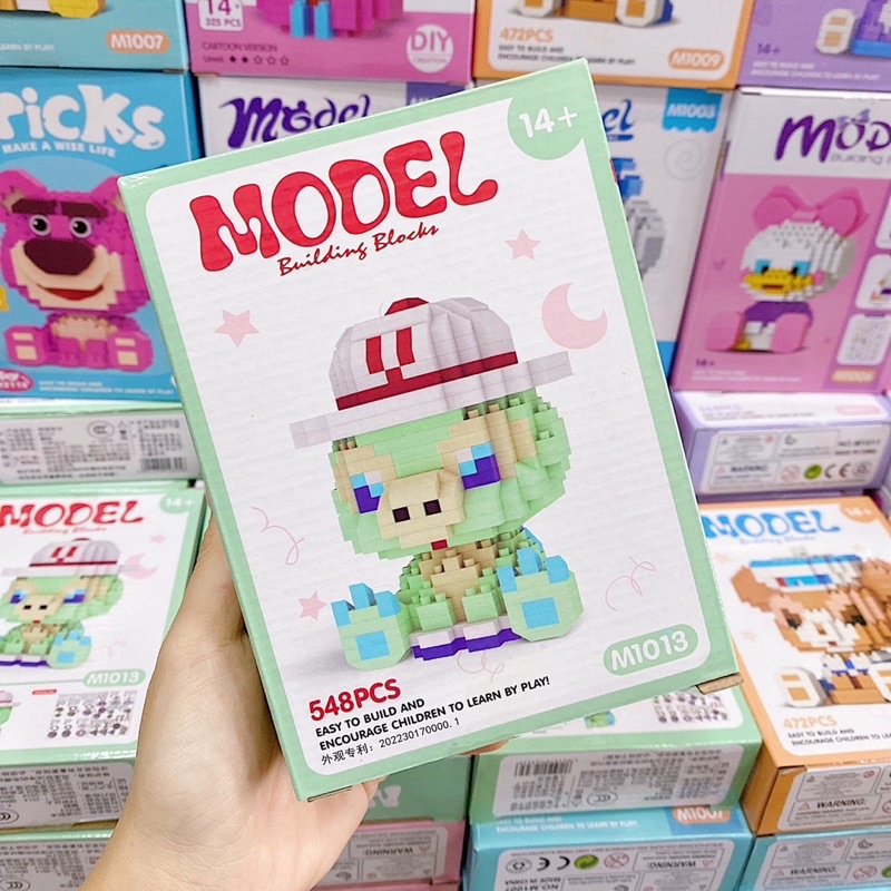 Đồ Chơi Lắp Ráp Nhân Vật Hoạt Hình Mickey, Stella, Donald MODEL Cute Giá Rẻ