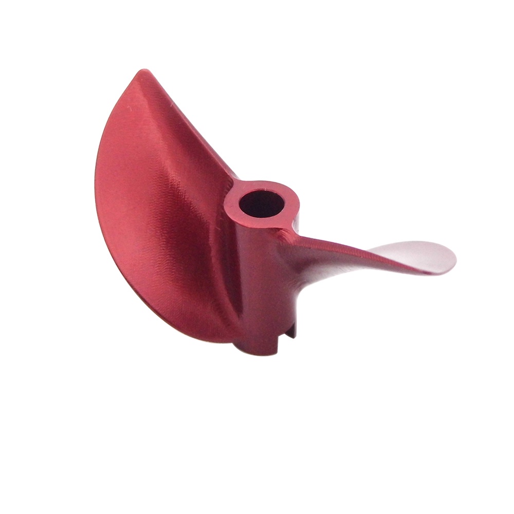 Chân vịt đỏ nhôm CNC 4.76mm Pitch 1.9inches 40-45mm Cho Thuyền Đua RC