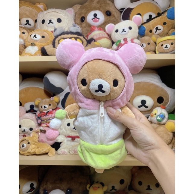 Gấu bông Rilakkuma cosplay xiên que 3 màu