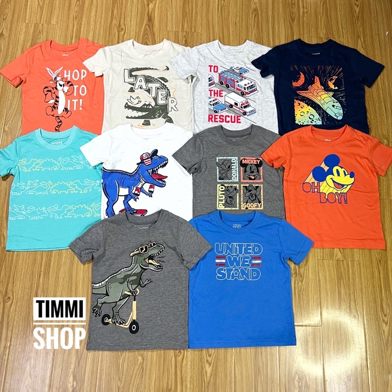 Áo Thun Phông Cộc Tay Jumping Beans Nhiều Mẫu Cotton siêu đẹp Bé Trai Bé Gái Hàng Cao Cấp (link 2)