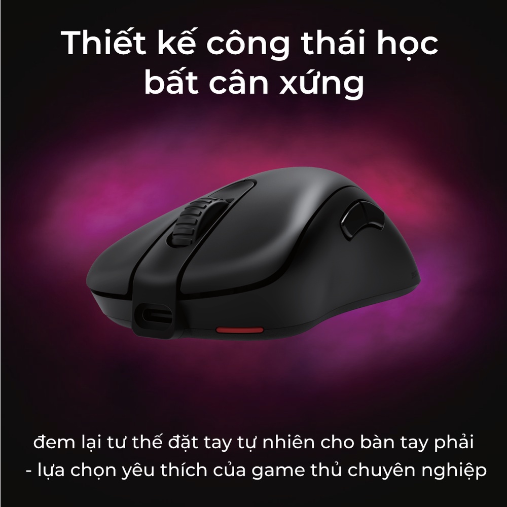 Chuột gaming không dây Esports BenQ ZOWIE EC1-CW công thái học, bánh lăn 24 nấc