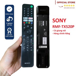 Điều khiển tivi sony giọng nói chính hãng RMF-TX520P hàng mới 100% zin của Sony, mót bấm từ xa tv thông minh 4k,8k smart