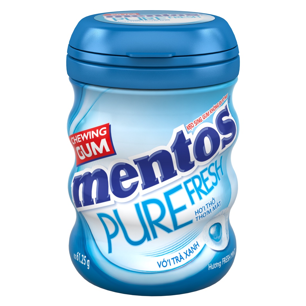 Combo 2 và 4 hộp kẹo Sing gum không đường Mentos Pure Fresh