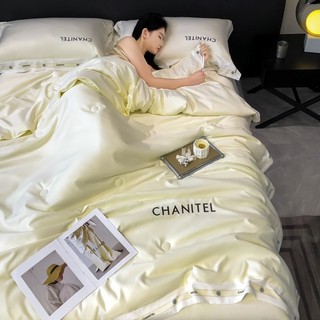SET CHĂN GA GỐI PHI LỤA CHĂN TRẦN CHANITEL SANG CHẢNH