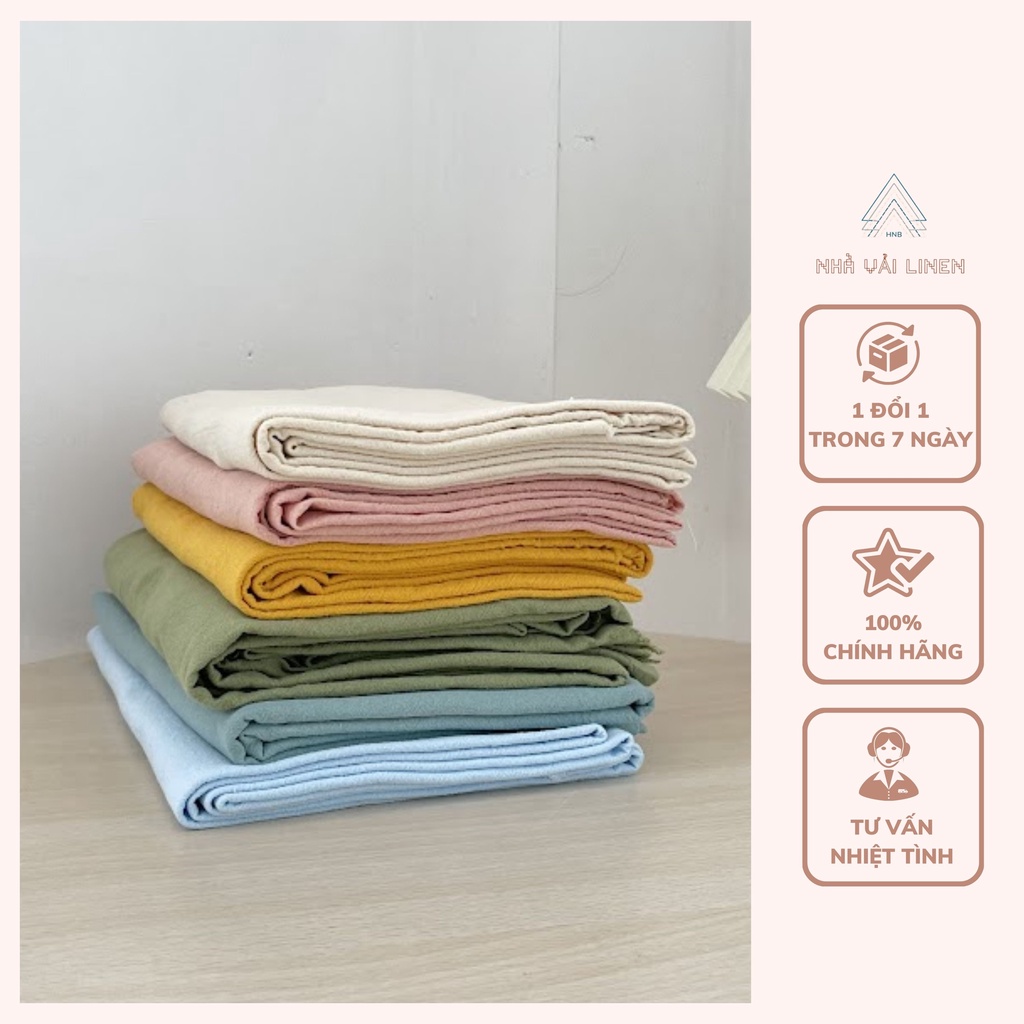 Vải Thô Đũi Trơn - Nhà Vải Linen Thoải Mái Mát Mẻ Thấm Hút Mồ Hôi Tốt Thiết Kế Sắc Xảo Đầy Cá Tính Dịu Dàng