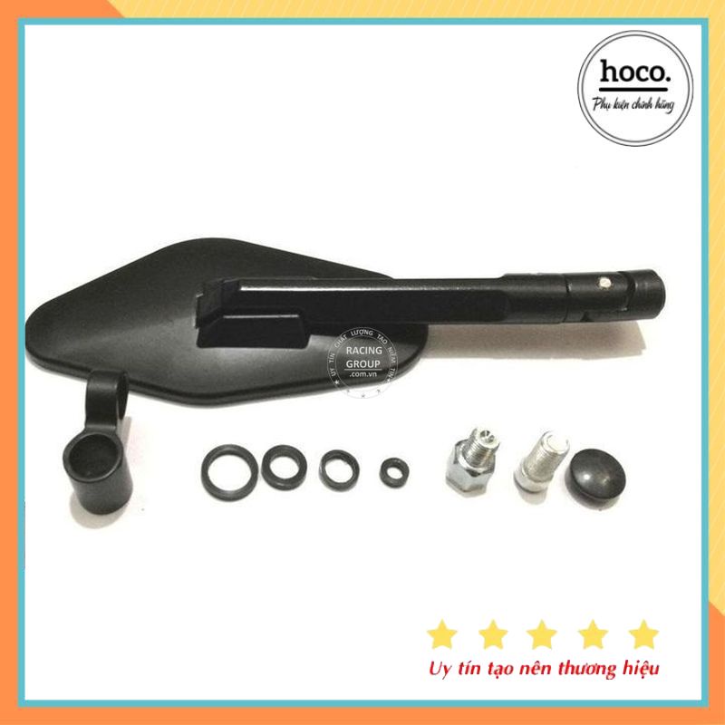 Gương chiếu hậu xe máy f5 hùng cường mặt xanh chống chói