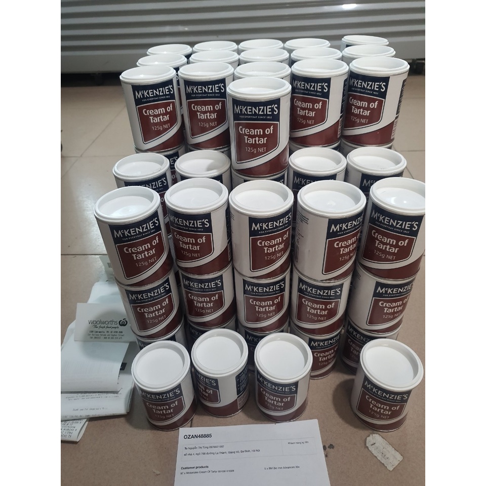 cream of tartar mckenzie's 125g ( Hàng Úc)