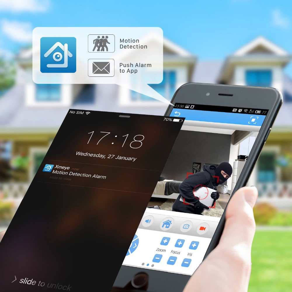Máy quay an ninh IP HAMROL 8MP 5MP 4MP H.265 có âm thanh POE P2P XMEYE chống nước