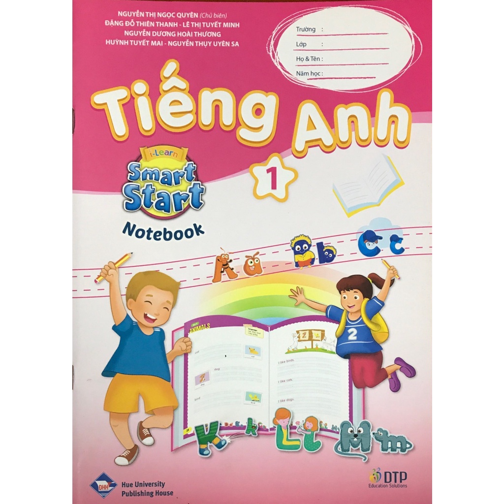 Quyển Notebook Tiếng Anh I-Learn Smart Start Lớp 1