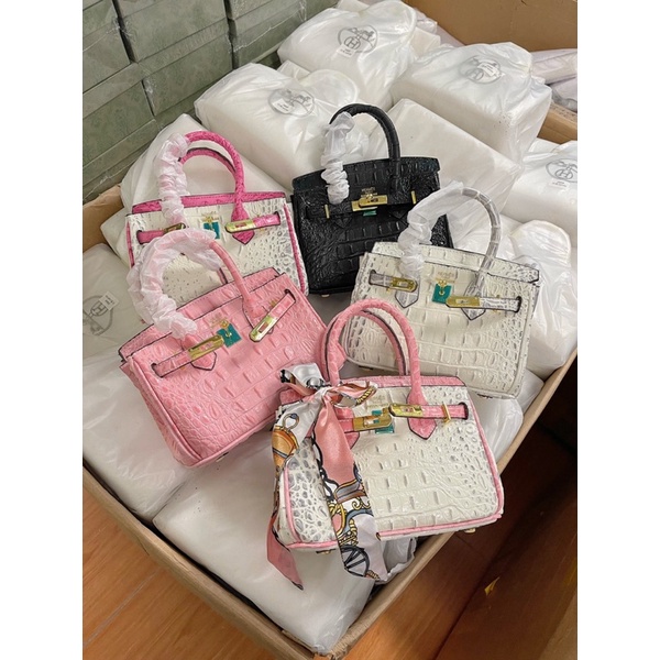 Túi HM BIKIN CÁ SẤU SPSL sang chảnh