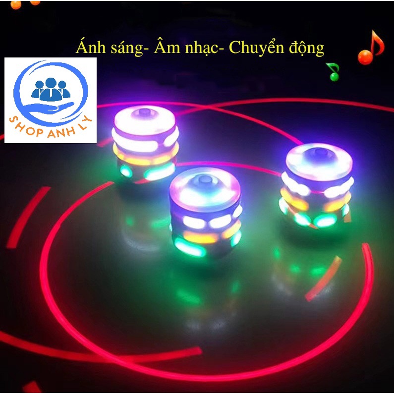 Đồ chơi con quay UFO có đèn phát nhạc