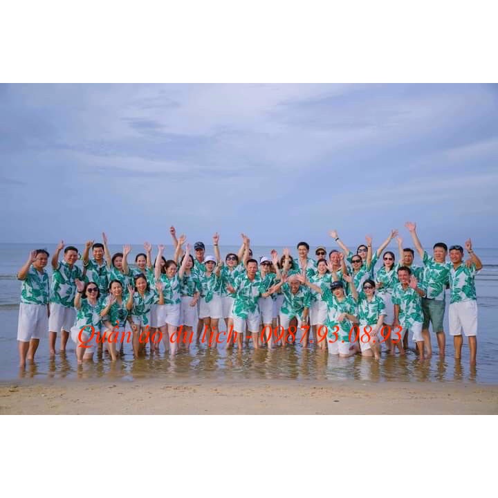 Áo sơ mi đũi đôi, team building đi du lịch biển - Only Shop Quần áo du lịch