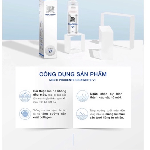 Kem Nuwhite Mibiti Prudente hồng nhũ hoa N1, hồng vùng kín nuwhite V1, khử thâm nách mông bẹn H6 15ML