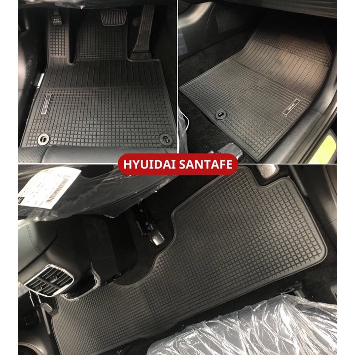 Thảm trải sàn , lót sàn PVC cao cấp theo xe Hyundai Santafe 2013-2023