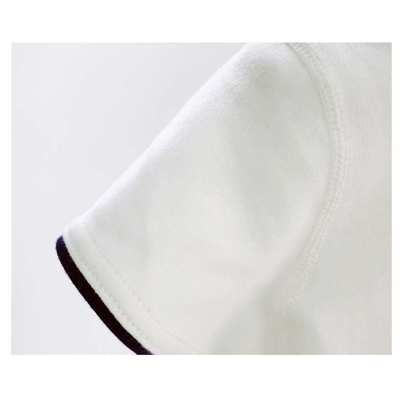 Body Trắng Polo Ngắn Tay Bé Trai 3-12 Tháng -Hàng cao cấp