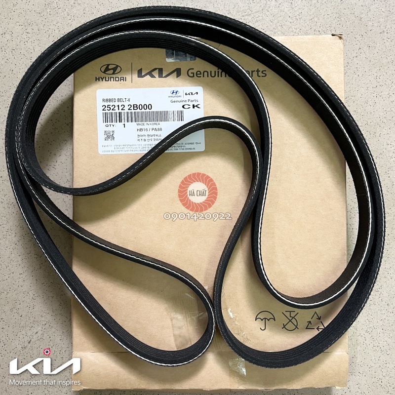 Dây curoa tổng KIA CERATO & K3 🚘 Nhập khẩu KIA MOTORS - HYUNDAI MOBIS Hàn Quốc; Bảo hành 100% là hàng xịn chính hãng