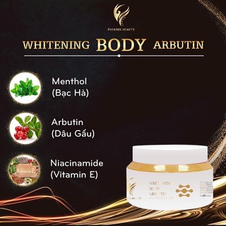 Kem body arbutin siêu trắng da