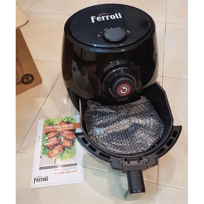 Nồi chiên không dầu Ferroli FAF4.0M là sản phẩm thương hiệu Đức với dung tích 4L Hkm Giá rẻ