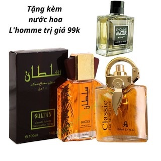 Combo set bộ quà tặng nước hoa classic sultan 200ml nam nữ dầu thơm thơm lâu tinh dầu nước hoa đặc biệt A217
