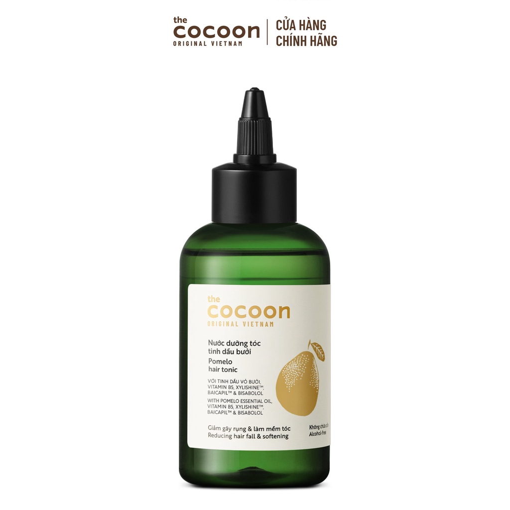 Combo tóc dài bóng mượt Cocoon: 1 Nước dưỡng tóc tinh dầu bưởi Cocoon 140ml + 1 Sa-chi Serum phục hồi tóc Cocoon 70ml