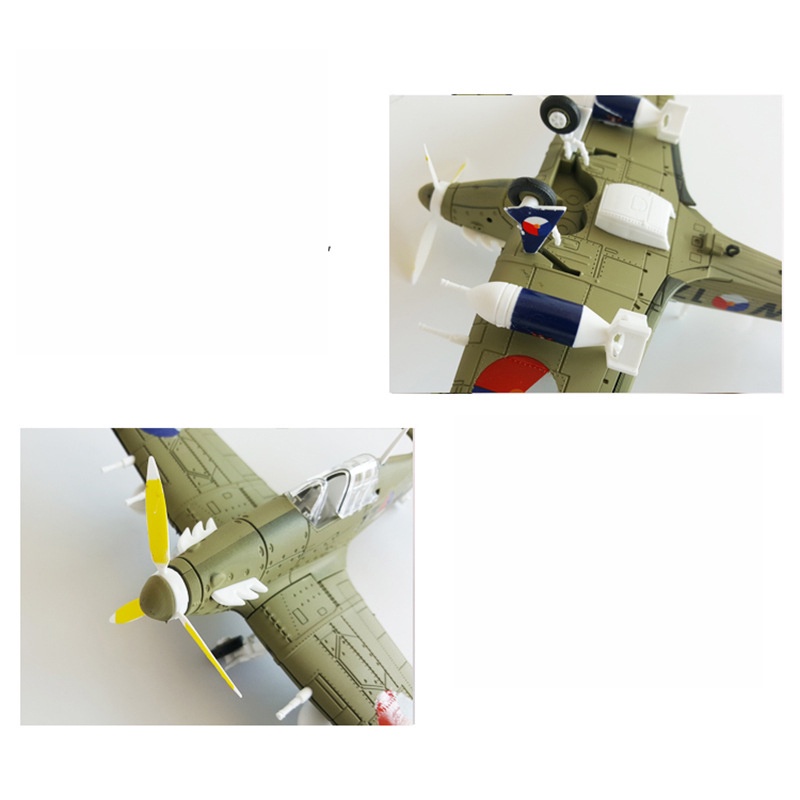 Mô hình lắp ghép 4D Máy Bay Hurricane tỉ Lệ  1:48