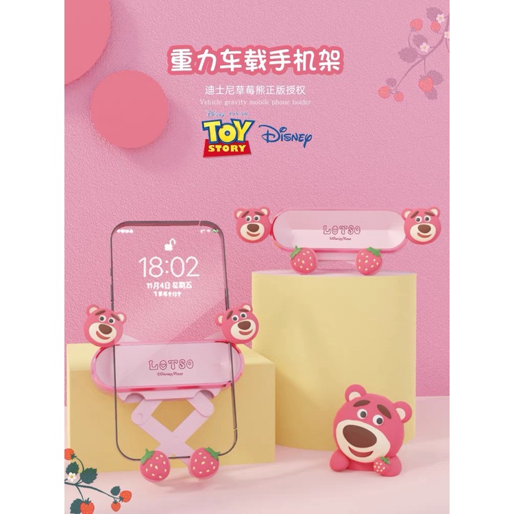 Giá đỡ điện thoại trên xe ô tô Disney Mickey , Minie Cao cấp Chính hãng