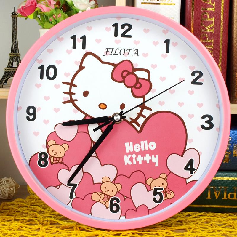 Đồng Hồ Treo Tường Họa Tiết Hoạt Hình Dễ Thương Vui Nhộn