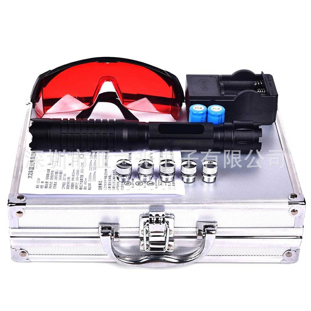 Đèn Pin Chiếu Tia Laser Xanh dương Công Suất Cao
