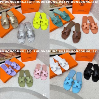 Dép hm da rắn fullbox bill túi qcl1