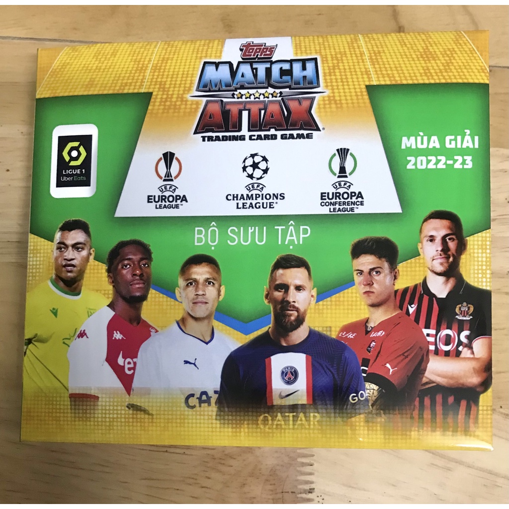 MỚI - BST Thẻ in Match Attax Ligue 1 22/23 phiên bản Việt hoá