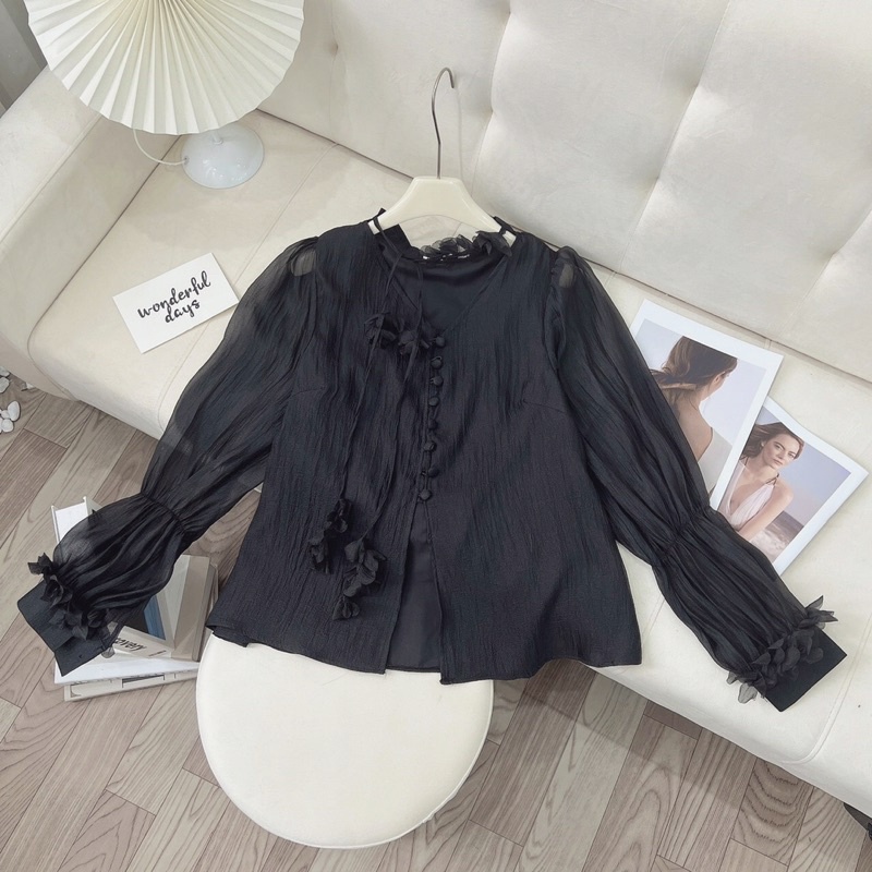 ÁO TƠ XỐP KHUY BỌC 3M