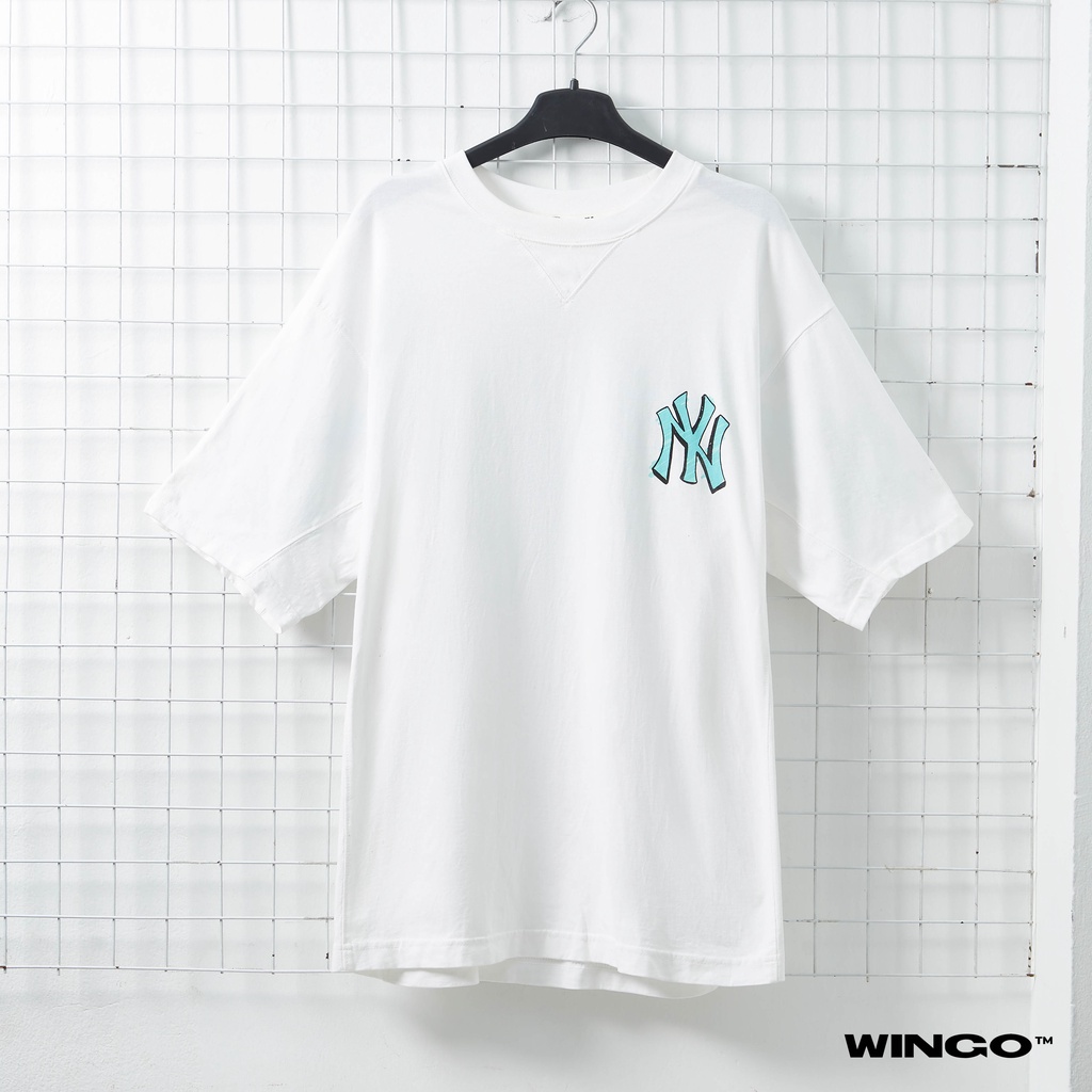 MLB Thin Ball Back Logo White T Shirt