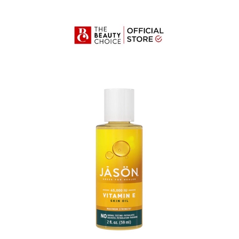 Dầu dưỡng da JASON 45000 IU Vitamin E Skin Oil Maxium Strength 59mL