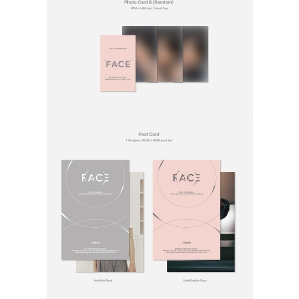 BTS JIMIN - FACE