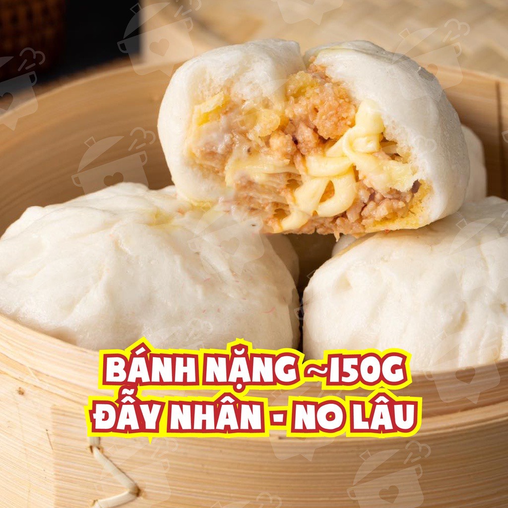 Bánh Bao Bò Phô Mai Hộp 4 Cái, Vệ Sinh An Toàn Thực Phẩm